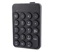 Jectse Mini Tastierino Numerico, Tastiera Numerica Wireless Bluetooth 5.1 a 19 Tasti con Tasti Rotondi e Design Ergonomico, per contabilità Finanziaria di PC Portatile