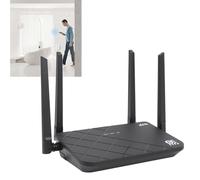 Jectse Modem Router 4G LTE, Uso Multifunzionale, Converte 4G in Hotspot Wi-Fi, con Slot per Scheda SIM 300Mbps WiFi 4x 5dBi Antenne Ad Alto Guadagno Router Wireless Versione Europea