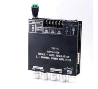 Jectse Modulo Amplificatore Audio a 2.1, Scheda Amplificatore BT 5.1 da 150 W con Controllo APP, Uscita Subwoofer per Audio per Auto Home Theater