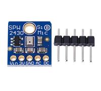 Jectse Modulo sensore di rilevamento del suono 3,3-5V , Sensore microfono MEMS in silicone , Microfono MEMS in silicone per campionamento registrazione FFT SPW2430