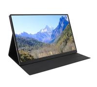 Jectse Monitor Portatile, Monitor da Viaggio FHD 2.5K da 16 Pollici per Laptop, Display da Gioco per Computer IPS HDR Ultra Sottile, Estensore Schermo HDMI USB C con Copertura per