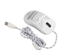 Jectse Mouse per Computer Cablato, Mouse da Gioco RGB a 6 Pulsanti con Programmazione RGB per Giocatori Portatili (WHITE)