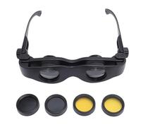 Jectse Occhiali Binoculari, Ingrandimento 3x Hands Off Opera Glasses con Obiettivo Polarizzato, Bicchiere di Telescopio a Fuoco Regolabile per Pesca, Birdwatching, Sport, Concerti,