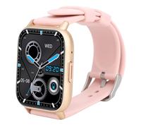 Jectse Orologio Smart Fitness Tracker, Smart Watch IP67 Resistente all'Acqua Oltre 100 modalità Sportive per Interni (Pink)