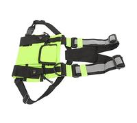 Jectse PACCHIO RADIO RIMA CHIMA PERCOLO, PACCHEGGIO 'AMBIAMENTO DELLA REGOLABILE RIGH RIG CON TASCHE ANTERIORE E BORSA CON CON CERNIERA PER RADIO BITERIONALE PER WALKIE TALKIE, VERDE FRUTTA