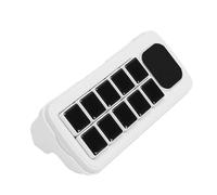 Jectse Pannello di Controllo Vocale AI, 10 Pulsanti Meccanici LCD con Schermo Ausiliario da 2,01 Pollici, Supporto per Wins per OS X con Editor di Temi Dinamici, per L'automazione (BLACK)