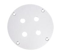 Jectse Piastra di Alluminio a Parete in Lega di Alluminio a 4 Posizioni Rilegatura del Terminale Post Parete per Doppio 1/4 in Jack per Cuffie, Spine a Parete Pannello in Varie (SILVER)