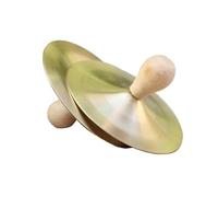 Jectse Piatti da Mano, Piatti da Dito per Bambini, Strumento Musicale Piatto in Rame, Strumento a Percussione per Musica Educativa Precoce, Confezione da 2 da Mano per Bambini
