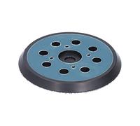 Jectse PLATORELLO PER LEVIGATRICE 5 POLLICI, GANCIO E ANELLO SOSTITUIBILE, Efficacia Levigatura, Installazione Facile, Fori Multipli, Resistenza Ai Graffi, Blu Scuro +