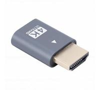 Jectse Plug Fittizio per Interfaccia Multimediale Ad Alta Definizione, Adattatore Display Senza Testa per Emulatore EDID 4K 60Hz per Senza Testa Mining Crittografico Desktop Remoto