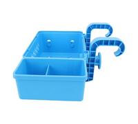 Jectse Poolside Storage Basket con Portabicchieri, Organizzatore | Cestino portaoggetti per piscina, con portabicchieri per giocattoli da piscina, bevande, accessori per piscine fuori terra