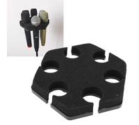 Jectse Porta del Microfono, Display Organizer Tenere Fino a 6 Microfoni, Gancio di Stoccaggio Wireless Dinamico Portatile con Spazio Salvo Sul Supporto per Microfono, Supporto Facile