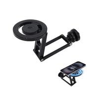 Jectse Porta del Telefono Cellulare Magnetico, Supporto per Treppiede Fotografico con Angolo Regolabile, Albero Flessibile, Supporto in Lega di Alluminio, per il Telefono 12-16 Serie