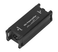 Jectse Preamplificatore Microfonico, Amplificatore Senza Perdita di Rumore a Basso Rumore da 25 DB Booster Guadagno Microfono Dinamico 1 in 1 Uscita, Connettore XLR 3 Pin Maschio e