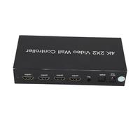 Jectse Processore Video Wall 2x2 4K Splitter TV Multischermo 1 Ingresso 4 Uscite con Telecomando e Uscita per Presentazioni Segnaletica Digitale e Intrattenimento (Spina europea)