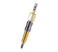 Jectse Punta per Cacciavite con Prolunga 3 in 1, Presa per Cacciavite Magnetica Multifunzionale, Punta da 110 Mm per Utensile Manuale per Trapano Elettrico Giallo