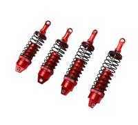 Jectse RC Alluminio Shock Shock -Set Prestazioni Migliorate per Slash 4x4 1/10 Crawler RC Crawler nel Kit di Ammortizzatori Riempiti di Olio Anteriore (rosso)