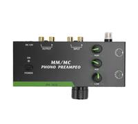 Jectse Record Player Preamplificatore a 5 Pin XLR Input Numero 3 Compensazione della Banda per Audiofili (Spina europea)