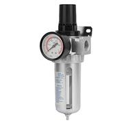 Jectse Regolatore Filtro Aria compressa BSP 1/2 ",valvola riduzione della Pressione Filtro Pneumatico, attrezzo Pneumatico per intercettazione dell'Acqua, Membrana Interna, con Attacco Montaggio