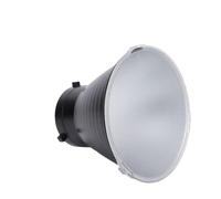 Jectse Riflettore Standard da 7 Pollici, Luce Fotografica con Supporto in Lega di Alluminio con Disco di Diffusione Rimovibile e Panno Morbido in Nylon Bianco, per Luce LED Flash