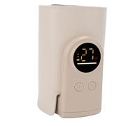 Jectse Scaldabiberon, Scaldalatte per Bambini a Riscaldamento Rapido con Temperatura Regolabile a 6 Marce, Scaldabiberon Portatile Ricaricabile Tramite USB per Viaggi, Universale per (10000 mAh)