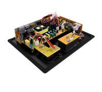Jectse Scheda Amplificatore Subwoofer da 350 W Modulo Amplificatore di Potenza in con Ingresso XLR AV Basso per Home Theatre (Spina europea 220 V)