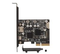Jectse Scheda da PCIe A USB 3.2 Gen 2, Scheda di Espansione PCI Express da 10 Gbps con Porte USB Tipo A, Tipo C E Tipo E Anteriore, Scheda PCI Express USB Tipo C per Computer Desktop