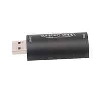 Jectse Scheda di Acquisizione Video, 1080P 60FPS 4K Plug and Play USB 3.0 Portatile Compatto con Uscita per L'insegnamento dello Streaming di Giochi