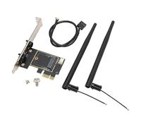 Jectse Scheda di Espansione da M.2 a PCIe, Connessione Stabile, Doppia Antenna, Adattatore Flessibile per Computer Desktop, Installazione Semplice