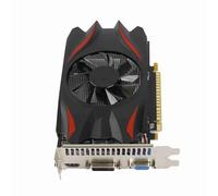 Jectse Scheda Grafica, Scheda Grafica da Gioco DDR5 a 128 Bit da 2 GB con Ventola di Raffreddamento, Scheda Video Desktop DirectX 12 PCI Express 2.0 16X 3D API 928