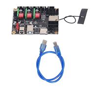Jectse Scheda Madre per Incisore Funzionale 520KByte WiFi Integrato 32bit 8192KBytes Flash Supporto Scheda di Controllo per Incisore LCD per Fai Te (Scheda Principale)