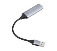 Jectse Scheda Video 4K 30Hz, Interfaccia Multimediale HD USB 3.0 Registratore Audio Video per PC, con Latenza Zero per Streaming Live, Registrazione di Giochi, Conferenze, Insegnamento