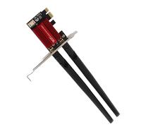 Jectse Scheda WiFi PCIE, 7260AC PRO Adattatore per Scheda di Rete Wireless Desktop Dual Band da 2,4 GHz 5 GHz 1200 Mbps Ad Alta velocità, Bluetooth 4.0 PCIEx1/x4/x8/x16 Doppia Antenna