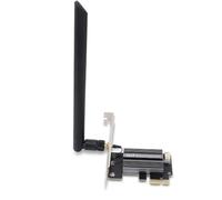 Jectse Scheda WiFi WiFi 6 Pcie, Bluetooth 5.2, Interfaccia Pci E Ad Alta velocità, Supporta Bande 2,4 GHz, 5 GHz E 6, Supporta 11, 10, per PC Desktop Ax3000, (Antenna da 8 Db)