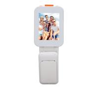 Jectse Schermo Selfie, 2in HD Back Camera Schermata Dual Band WiFi con Morsetto per Il Telefono Vlog Live Stream Registrazione (Black)