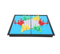 Jectse Set da Viaggio Halma per Dama Cinese Magnetica per Giochi di società, Gioco da Viaggio per Famiglie con Pezzi di Lavagna Magnetica