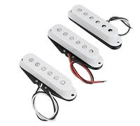 Jectse Set Pickup 3 Pezzi Pickup Single Coil Al Manico per la Sostituzione di Parti di Chitarra Elettrica, per Chitarra Accessorio per Elettrica