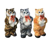 Jectse Simpatico Gatto Elettrico di Simulazione Gatto Giallo Che Canta e Balla Peluche per Bambini Regalo Interattivo (Jectse25aqw8i9cj-10154213)