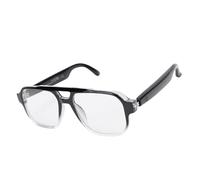 Jectse Smart Bluetooth Glasses for Women Men, Occhiali a Luce Blu con Controllo della Voce del Microfono Altoparlanti, Occhiali da Sole Intelligenti Bluetooth per la Guida di Pesca (Black)