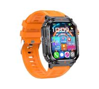 Jectse Smart Watch da Uomo, Smartwatch con Oltre 100 modalità Sportive con Touchscreen HD da 2,0 Pollici, Smart Watch con Monitoraggio della Salute, Impermeabile IP68, Chiamate BT e (ORANGE)
