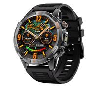 Jectse Smart Watch per Uomo e Donna con Chiamata Bluetooth, Oltre 100 Tracker di attività modalità Sport, 1,46", Impermeabile IP68, per Android 5.1 e IOS 8.2 e Versioni Successive (Acciaio Nero)