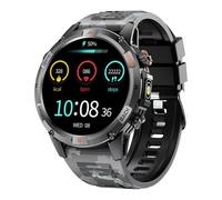 Jectse Smart Watch per Uomo e Donna con Chiamata Bluetooth, Oltre 100 Tracker di attività modalità Sport, 1,46", Impermeabile IP68, per Android 5.1 e IOS 8.2 e Versioni Successive (Camo-Nero)