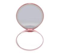 Jectse Specchio Compatto con Luce 1x 5x Specchio Tasca a LED in Ingradamento con Cavo Dati USB, Mini Specchio da vanità Illuminato per Borsa, Tasca, Viaggio e Presente (rosa)