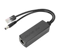 Jectse Splitter POE da 48 V a 12 V, Adattatore Power Over Ethernet con Alloggiamento in ABS per Dispositivi Non POE, Distribuzione Segnale Dati, Installazione Plug Play, 802.3af