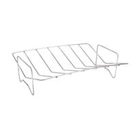 Jectse Staffa per Arrosto a Forma di V in Acciaio Inossidabile per | Durevole supporto per costolette per barbecue, design antiaderente facile da pulire, strumento di cottura per affumicatore