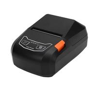 Jectse Stampante Termica per Etichette, Macchina per Etichette Portatile con Batteria Ricaricabile Larghezza di Stampa 12-48 Mm per Piccole Imprese, Uffici Scolastici Domestici (BLACK)