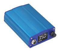 Jectse Stazione di Saldatura con Controllo Intelligente della Temperatura, Kit Saldatore da 75 W con Display LCD, Filo di Terra Antistatico, Spegnimento Automatico, per Riparazioni (Spina europea)