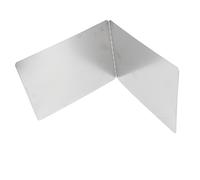 Jectse Stove Grease 2 Sided Stainless Steel Stove Splatter Guard | Protezione olio resistente al calore con rivestimento antiaderente, per piano cottura da