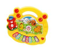 Jectse Strumento Elettronico per Bambini Animale da Fattoria Tastiera Giocattolo Che Ispira creatività Scopri la Musica per Neonati e Bambini Piccoli Materiale per Uso Alimentare per Giocattoli
