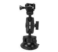 Jectse Supporto a Ventosa, Supporto per Montaggio su Cruscotto per Parabrezza con Rotazione a 360° con Interfaccia Filettata da 1/4 di Pollice per 3 360 ONE X5 X4 X3 X2, per Action 5